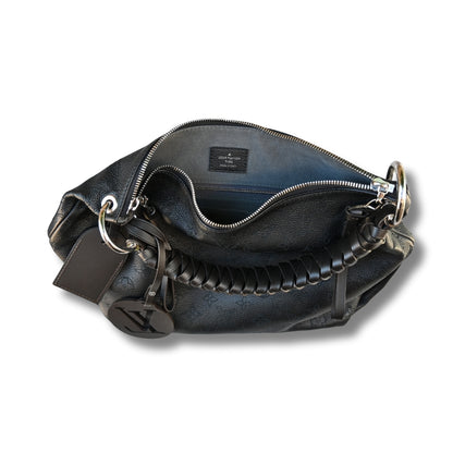 Louis Vuitton Mahina Beaubour Hobo MM Black