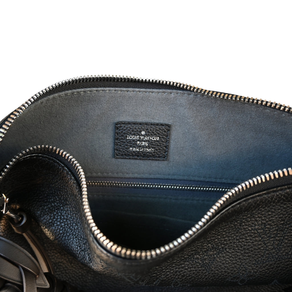 Louis Vuitton Mahina Beaubour Hobo MM Black