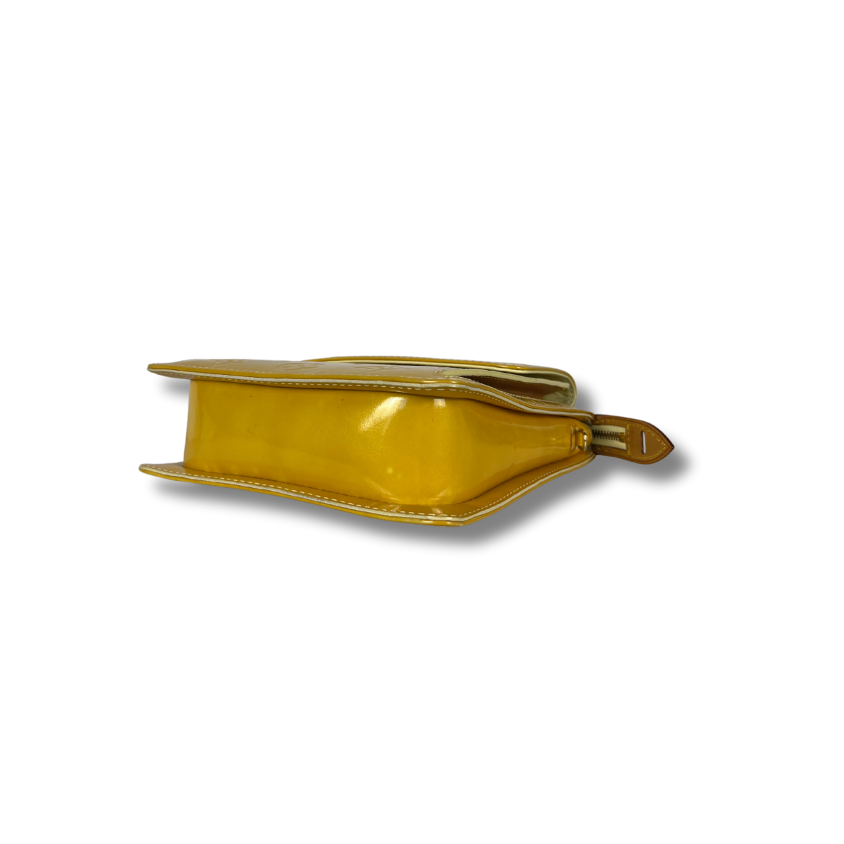 Louis Vuitton Vernis Monogram Mott Shoulder Bag Yellow 