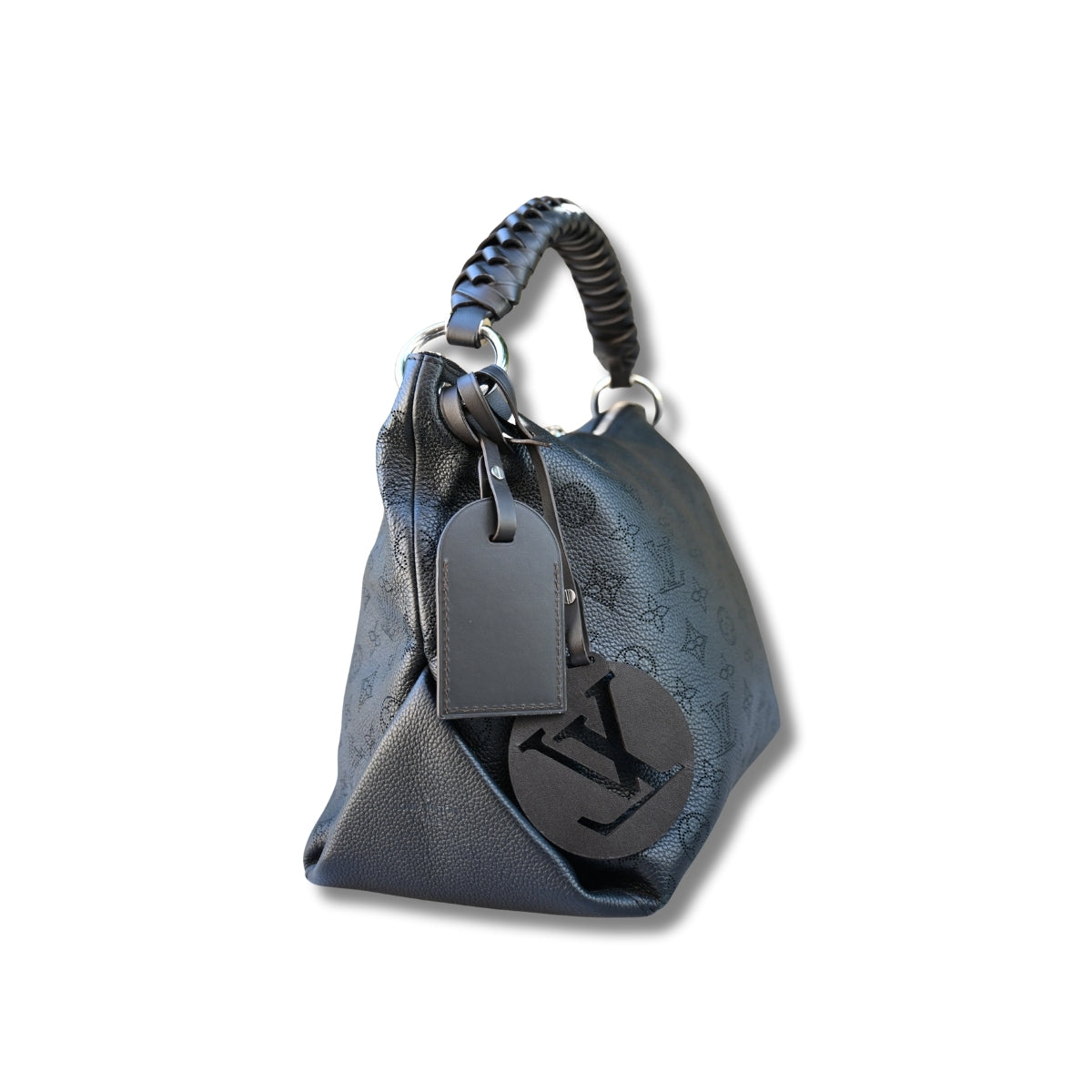 Louis Vuitton Mahina Beaubour Hobo MM Black