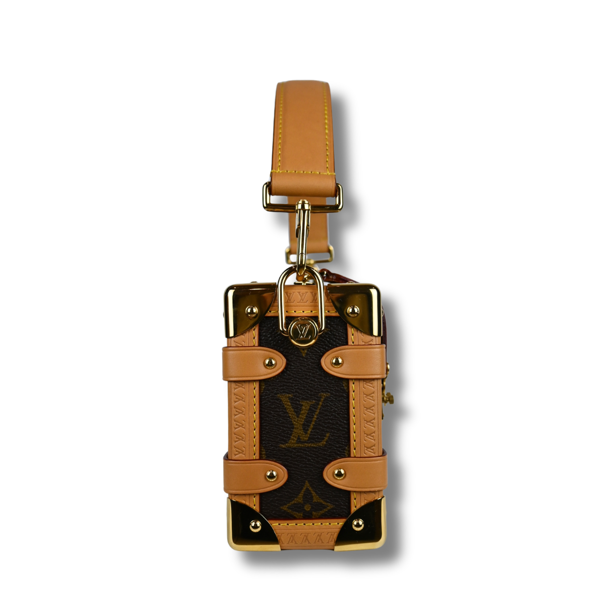 Louis Vuitton Side Trunk PM Monogram Canvas Side Angle view 2