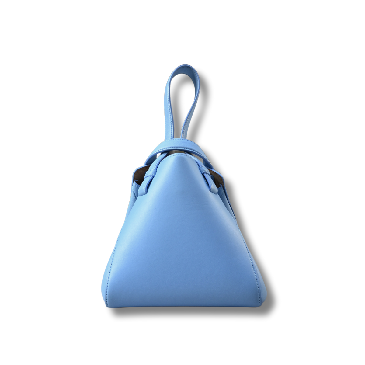 Loewe baby blue leather nugget bag hammock bag