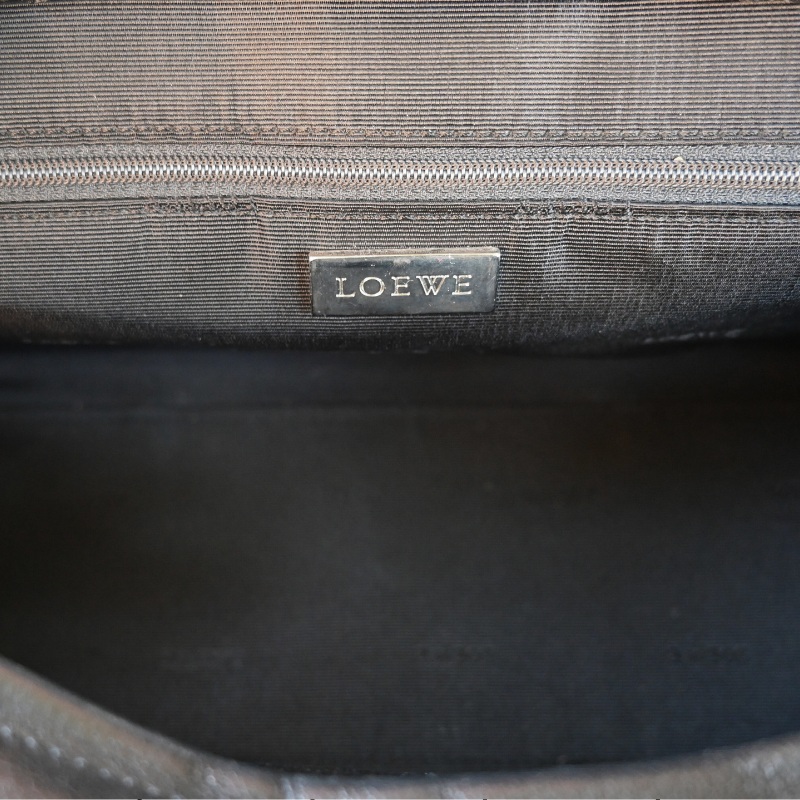 Loewe Anagram Amazona 28 black calfskin leather