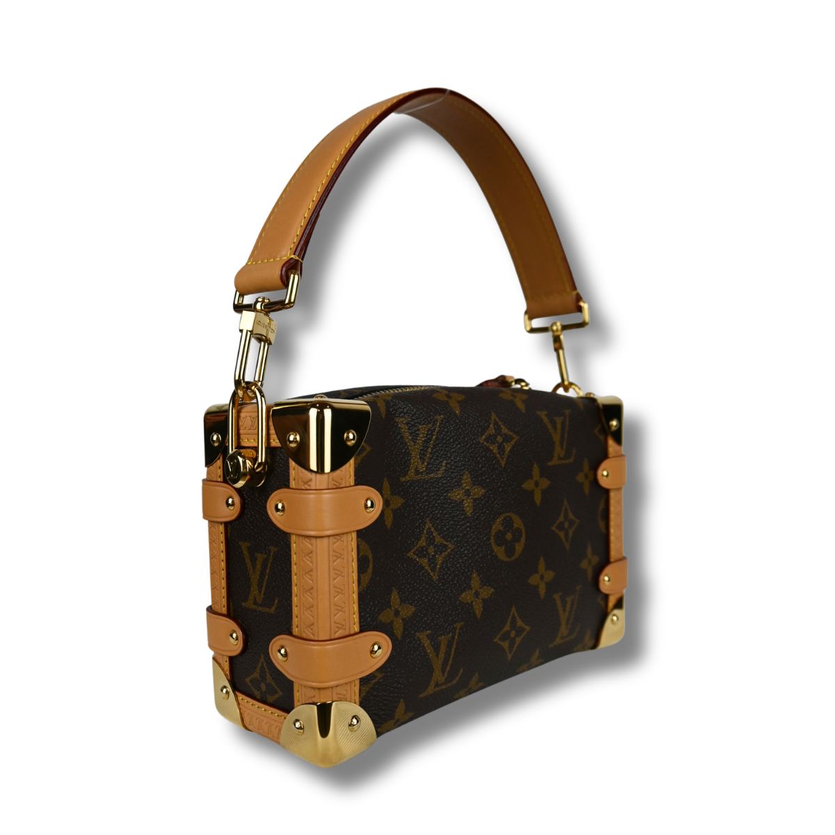Louis Vuitton Side Trunk PM Monogram Canvas Side back view