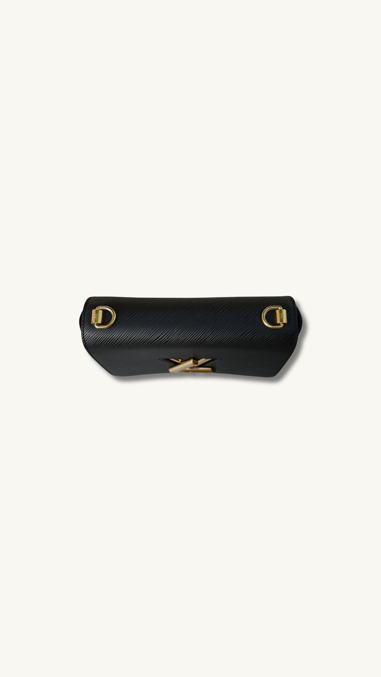 Louis Vuitton Twist MM Epi Leather Black and Gold Hardware Shoulder and handle bag.