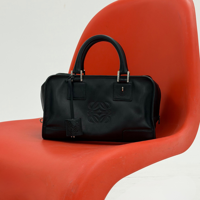 Loewe Anagram Amazona 28 black calfskin leather